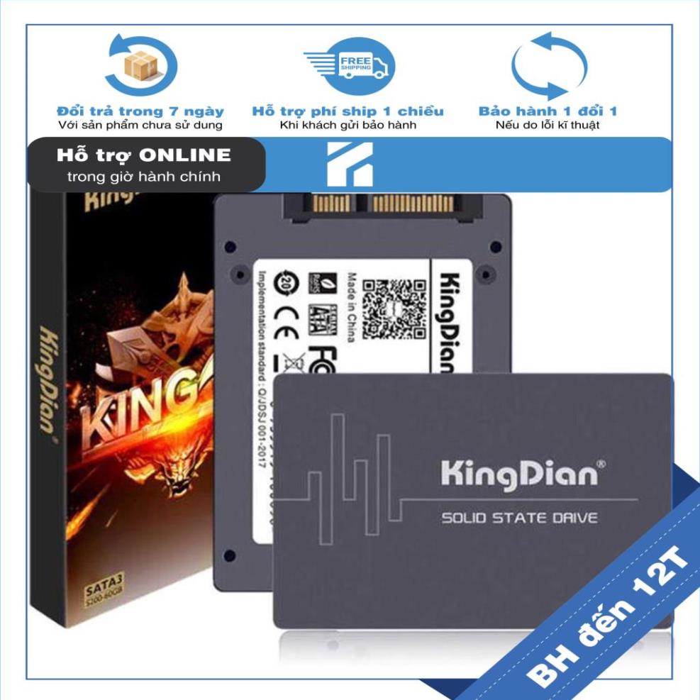 BH12TH . Ổ cứng SSD 240gb chính hãng Kingdian new 100% Bảo hành 3 năm