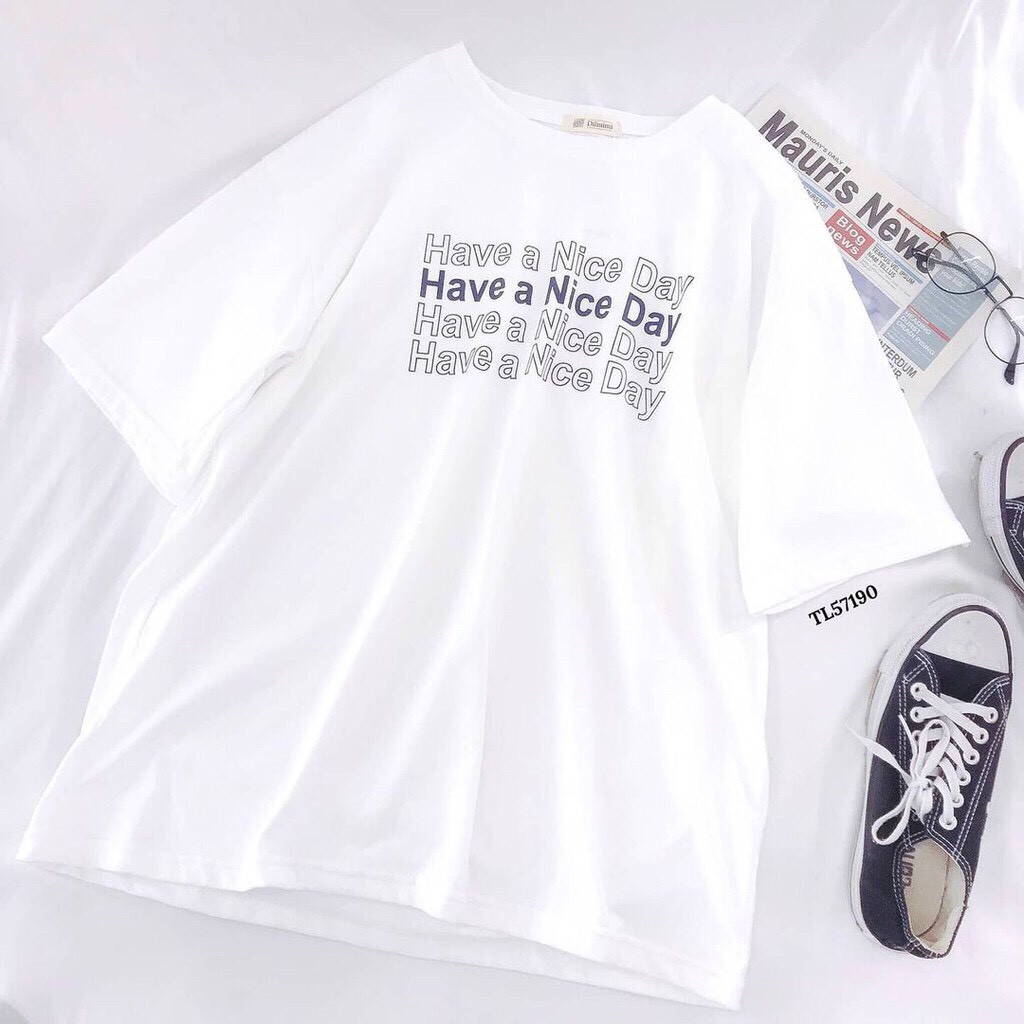 Áo phông Have a nice day form rộng 2T UNISEX P2 | BigBuy360 - bigbuy360.vn