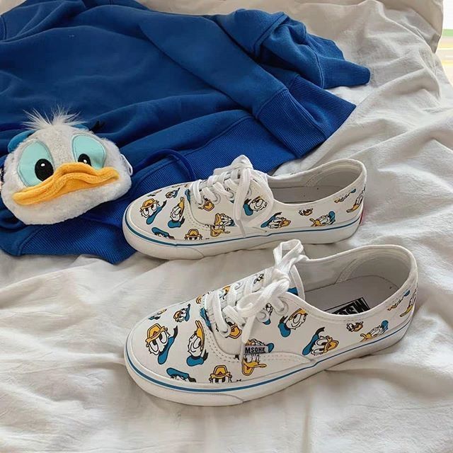GIÀY VANS IN HÌNH VỊT DONALD DỄ THƯƠNG