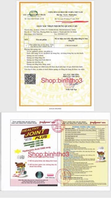 Viên uống hỗ trợ bổ khớp Healthy Join Plus 120 viên (usa mỹ)