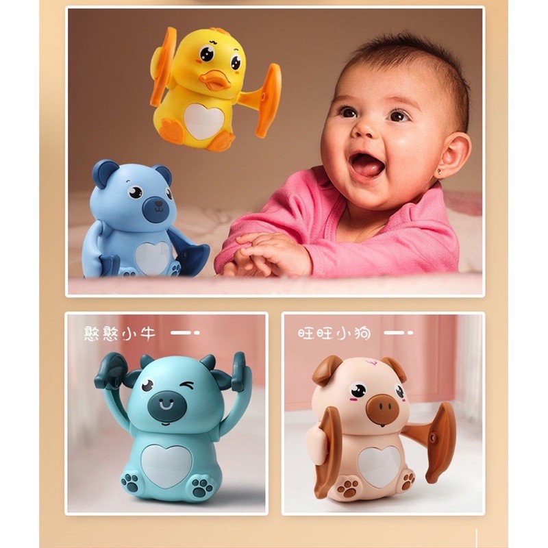 ĐỒ CHƠI KHỈ CẢM ỨNG NHÀO LỘN 360• phát nhạc