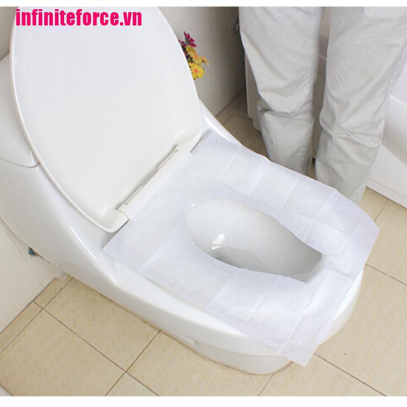 Bộ 10 Miếng Lót Bồn Cầu Dùng 1 Lần Tiện Lợi