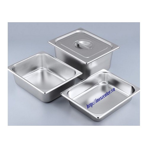 Khay buffet 1/2 INOX cao cấp dùng cho nhà hàng, khách sạn