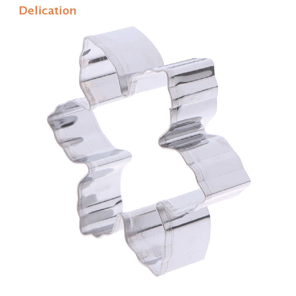 Khuôn Cắt Bánh Quy Bằng Thép Không Gỉ Hình Bông Tuyết 3D Phong Cách Giáng Sinh