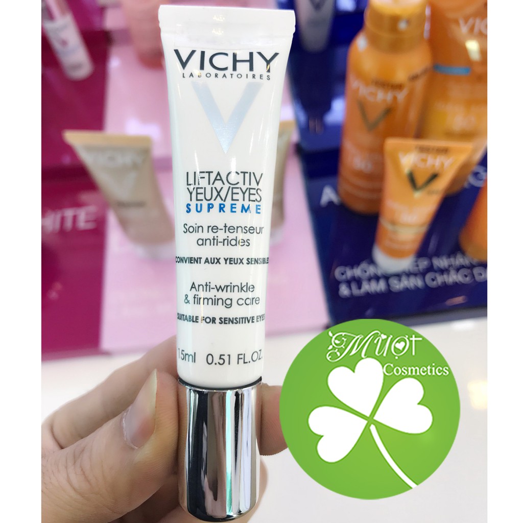 Kem dưỡng chống nếp nhăn và nâng mí mắt Vichy 15ml [CHÍNH HÃNG]