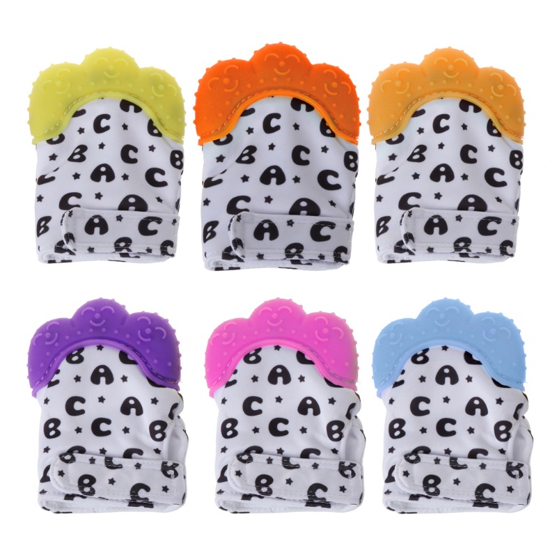 Găng Tay Silicone Hỗ Trợ Bé Mọc Răng Tiện Dụng