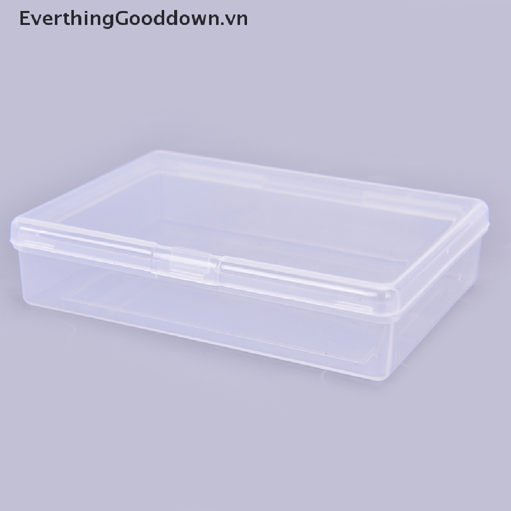 Bộ 4 Hộp Nhựa Trong Suốt Đựng Thẻ Bài 10 * 7cm