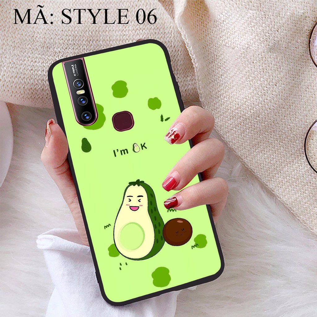 Ốp lưng Vivo V15 viền dẻo TPU BST Phong cách