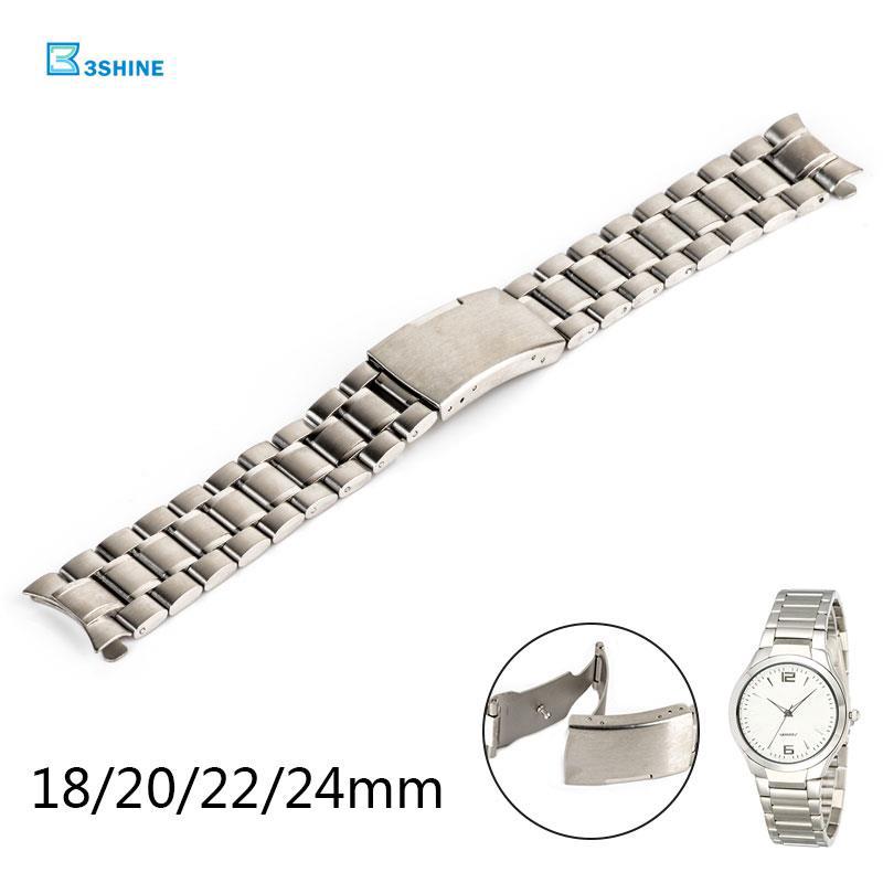 Dây đeo đồng hồ thép không gỉ dành cho nam và nữ 18-24mm