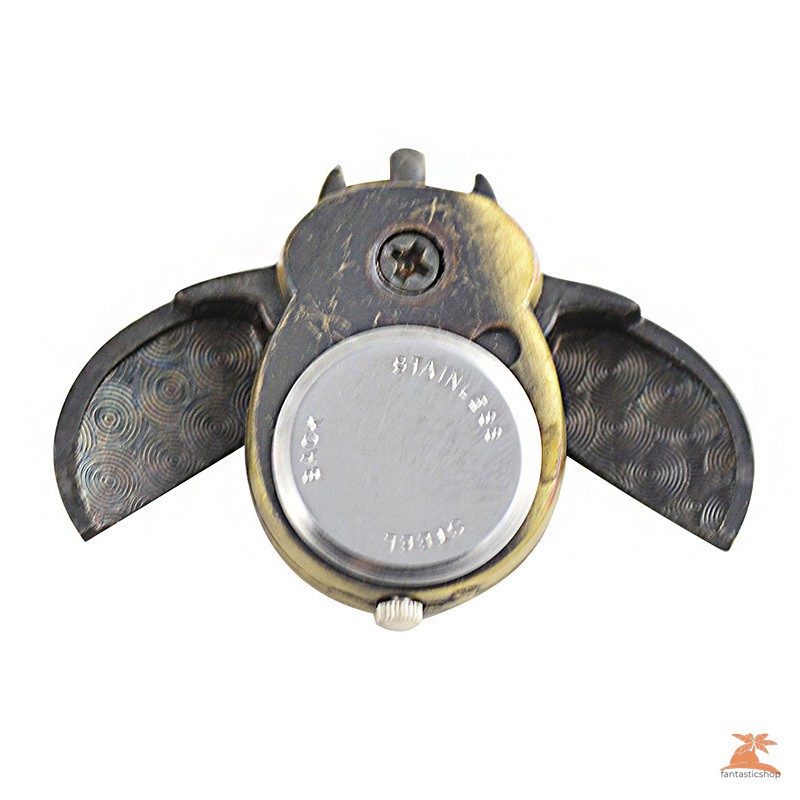 #Đồng hồ bỏ túi# 2017 Fashion Unisex Vintage Pocket Watch Slide Smart Owl Pendant Chain Necklace Quartz Watches