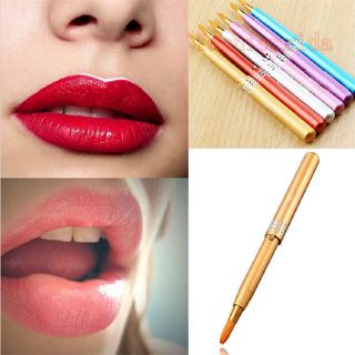 Cọ Tô Son Môi Vỏ Kim Loại Thu Gọn Được