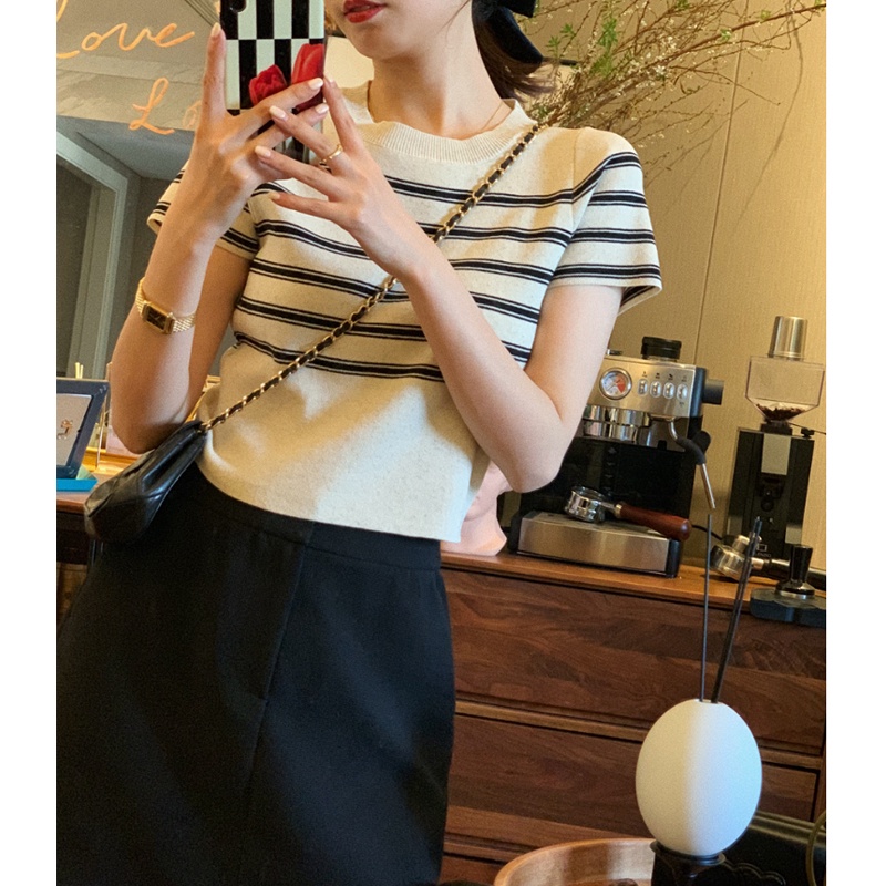 NRVP Áo Trễ Vai NgắN Tay ThờI Trang Cho Nữ