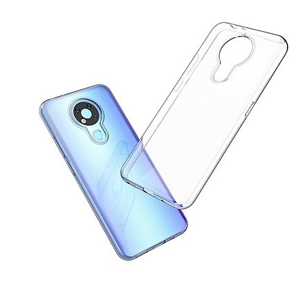 Ốp lưng cho Nokia 3.4 7.2 5.3 5.4 8.1 nhựa dẻo TPU trong Suốt SM