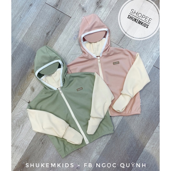 Cookie - Áo khoác cổ tầu bông nhẹ cho bé