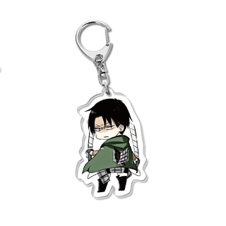 Móc Khóa Hình Shingeki no Kyojin Attack on Titan Levi Eren Dễ Thương