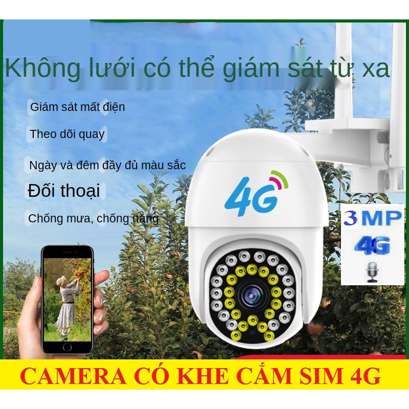 Camera sim 4G là dòng Camera IP quan sát được tích hợp Modem 4G - CAMERA PHÂN GIẢI 3.0MPX - 2023