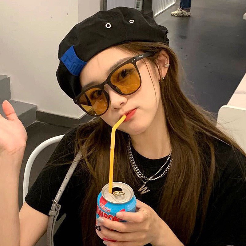 Kính Form tròn Nam Nữ 617 gấp gọn Chất liệu nhựa hàn quốc kiểu dáng hot trend