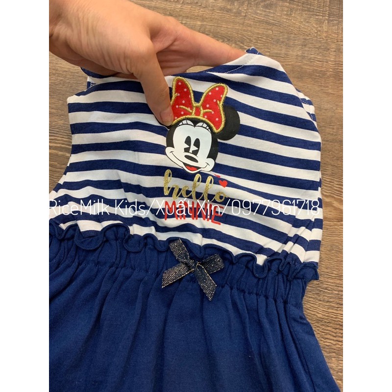 Váy Đầm cho Bé Gái Hình Chuột Mickey xuất dư