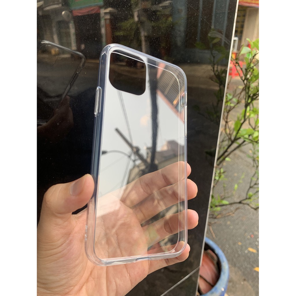 Ốp lưng Cafele trong suốt toàn bộ, lưng kính cường lực không ố vàng, viền máy dẻo cho iPhone 11 Pro 5.8in