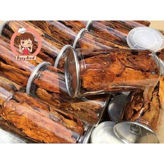 Khô bò miếng loại 1 - thơm ngon, đậm vị - lon pet 300gr
