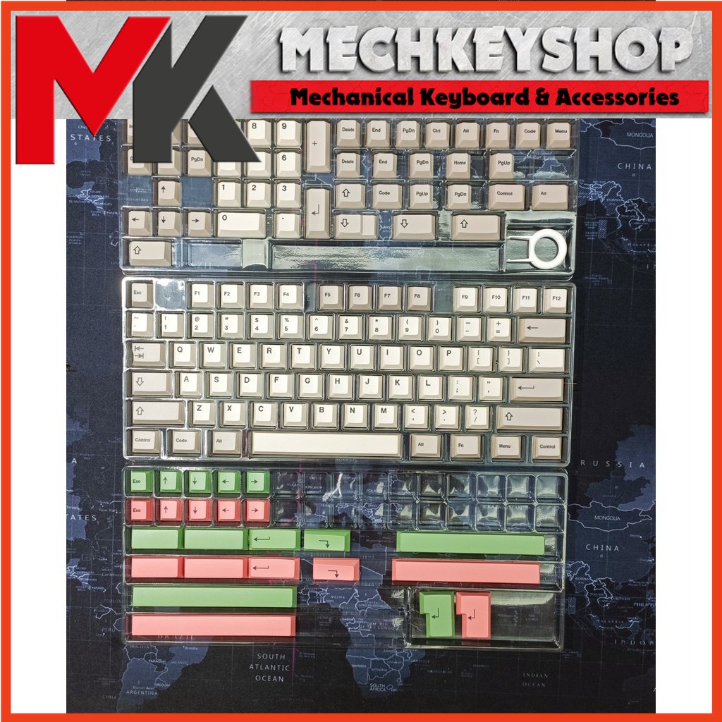 Bộ nút keycap 9009 Retro 158 phím Cherry Profile PBT dye sub cho bàn phím cơ
