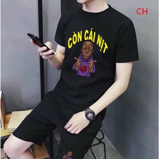 Sét áo thun CÒN CÁI NỊT và quần sooc hottrend