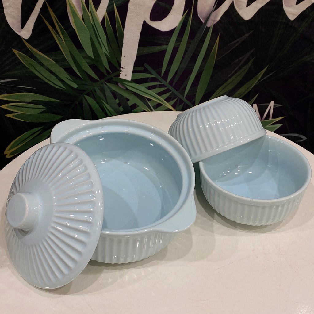 Bộ bát đĩa decor set ăn mì siêu đẹp