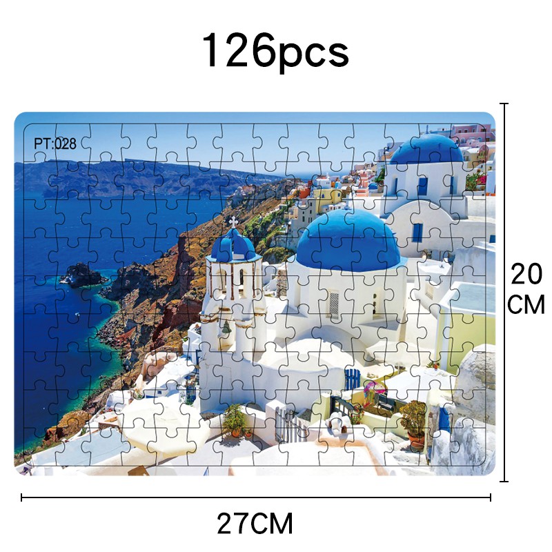 Bộ Đồ Chơi Xếp Hình 126 Mảnh Độc Đáo Thú Vị Cho Bé