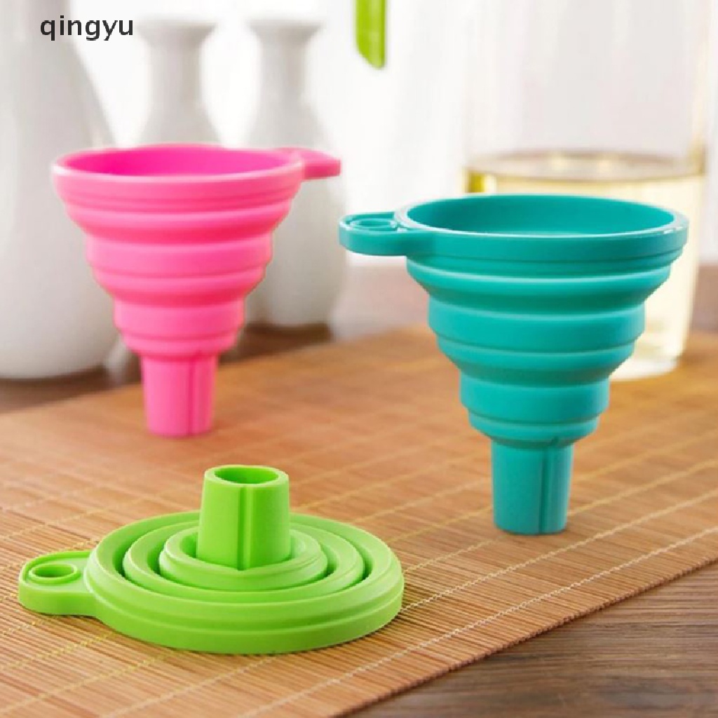 Phễu Silicone Gấp Gọn Mini Tiện Lợi Cho Nhà Bếp