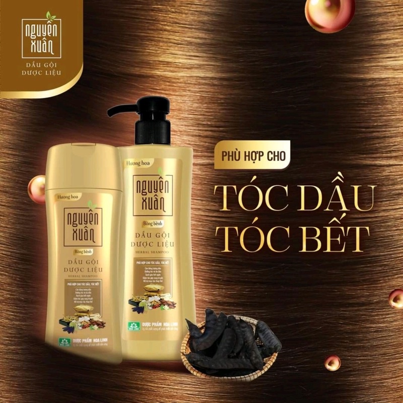 Dầu gội dược liệu Nguyên Xuân Bồng Bềnh 200ml/250ml/385ml- Ngát hương hoa, phù hợp với da đầu dầu. | BigBuy360 - bigbuy360.vn
