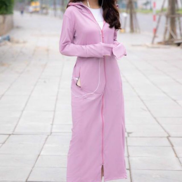 áo chống nắng toàn thân dáng dài LENDSEAD❤FREESHIP🇻🇳 áo choàng chống nắng chất cotton lạnh, Đóng túi công ty như hình | BigBuy360 - bigbuy360.vn