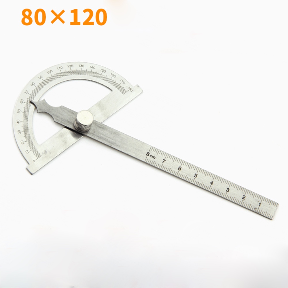 Thước Đo Góc 180 Độ Bằng Thép Không Gỉ