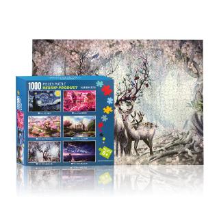 Ghép Hình Người Lớn Mini 1000 Mảnh Xếp Hình Người Lớn Giảm Căng Thẳng Xếp Hình Dễ Dàng Vượt Qua Thời Gian Độ Khó Cao Nhựa Siêu Khó Xếp Hình Đồ Chơi Giáo Dục Trẻ Em Hoạt Hình Anime Lan