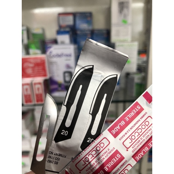 ❤️  CÁN DAO mổ phẫu thuật y tế số 4 + 5 LƯỠI DAO MỔ SỐ 20 doctor CÁN DAO MỔ PHẪU THUẬT SỐ 04