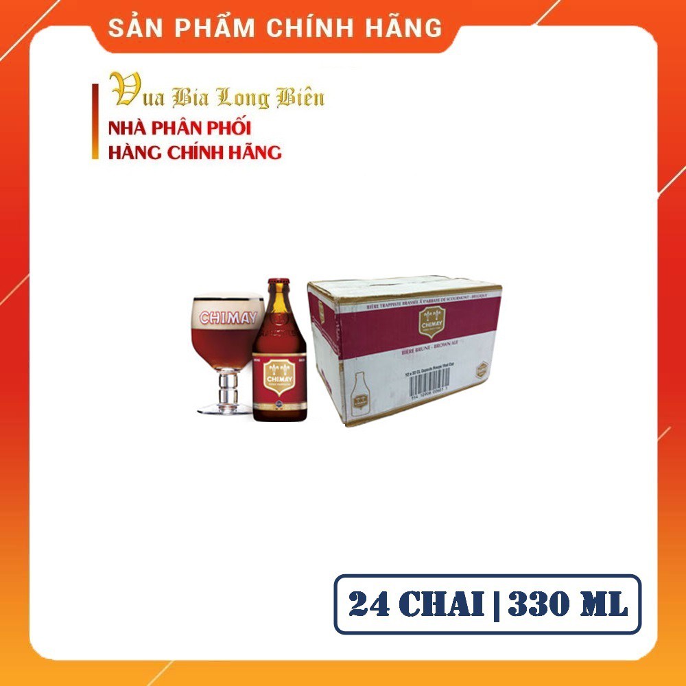 [THÙNG] Bia Chimay Đỏ 330ml x 24 chai