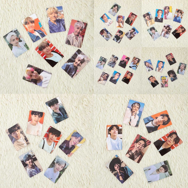 Set 7 tấm thẻ ảnh Lomo Card Jimin V Jungkook RM Jin Suga JHope