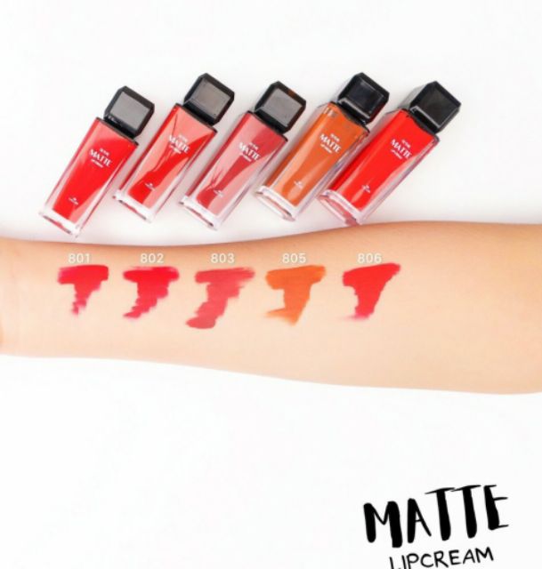 Son Kem Lì Mịn Môi Vacosi Matte Lip Cream