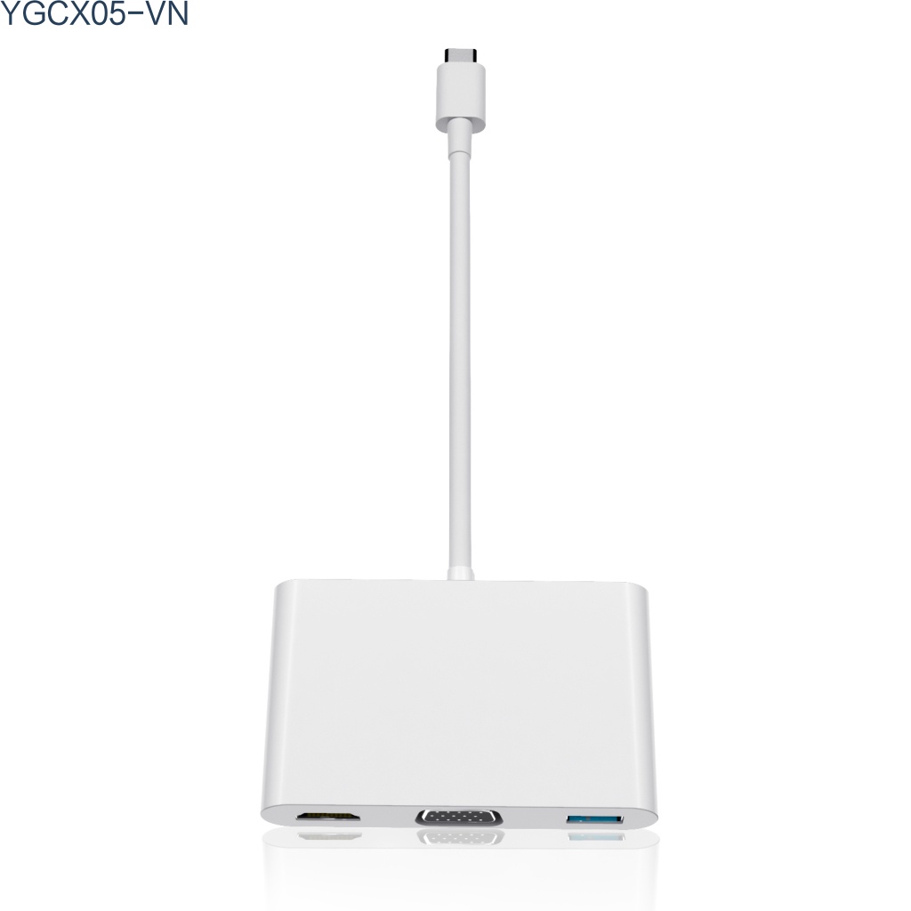 Bộ Hub Usb 7 Trong 1 Type C Hub 4k 1080p Hdmi-Compatible + Vga Pd 5gbps Hỗ Trợ 3.5mm Sd / Tf Cho Điện Thoại Android | BigBuy360 - bigbuy360.vn