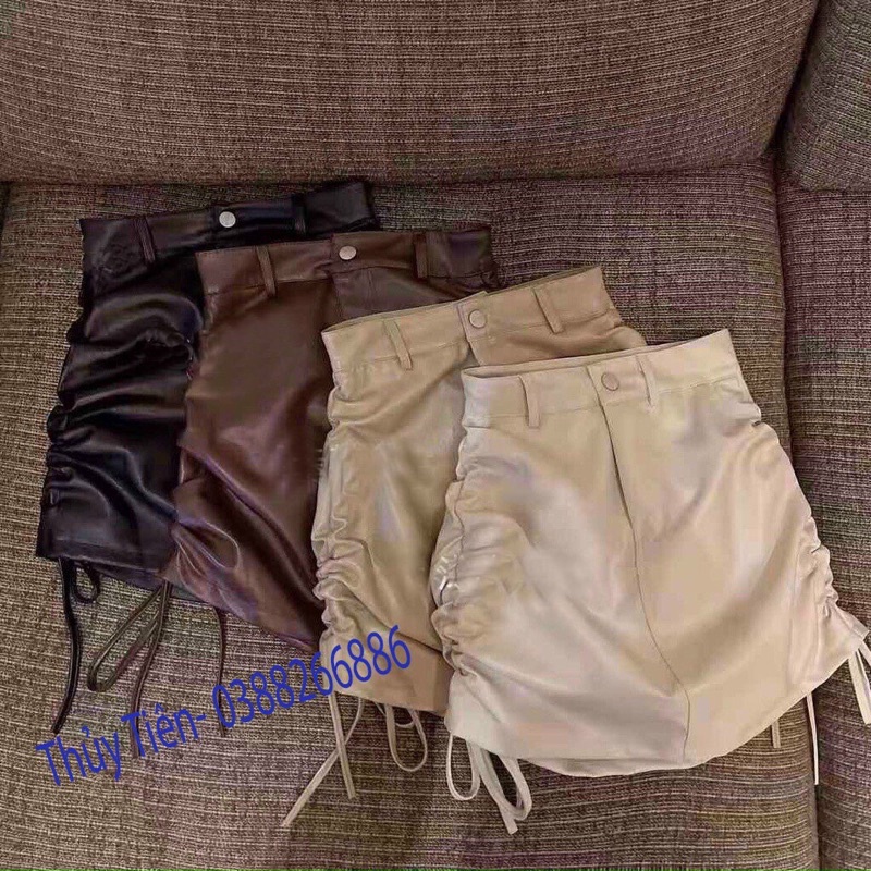 Chân váy da rút dây hàng Quảng Châu loại 1
