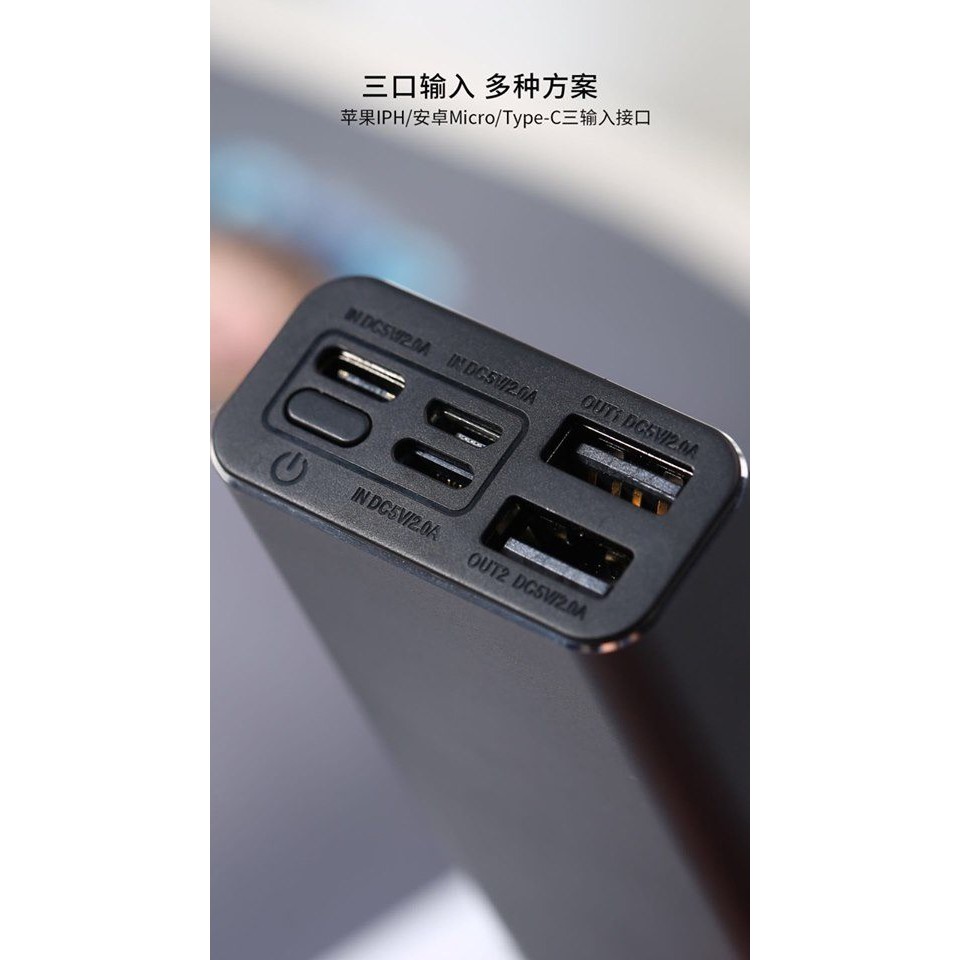 Sạc dự phòng ⚡️CHÍNH HÃNG⚡️ cục pin dự phòng 10000mah WK WP-099, hỗ trợ sạc 18W lõi pin Polymer bền bỉ, hiệu suất cao