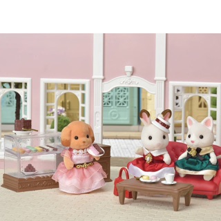 Set nhà thỏ – tiệm bánh chocolate – Sylvanian families – The Sylvanian Families Town Chocolate Lounge