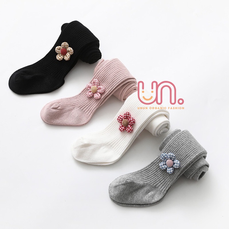 [HÀNG CAO CẤP] Quần Tất Cho Bé, Quần Legging Chân Đính Hoa cho Bé Gái Chất Len Mềm Mịn, Không Bai Xù - Unun Kids - Q1135