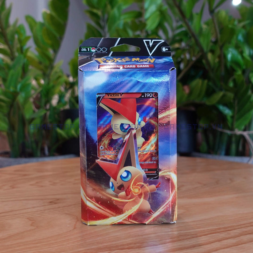 Bài Pokemon TCG Victini V Battle Deck ready to play phiên bản tiếng Anh POKTCGUSTH03