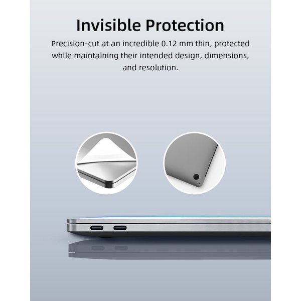 DÁN 3M INNOSTYLE  DIAMOND GUARD 6-IN-1 SKIN SET FOR MB AIR M2 2022 - Hàng Chính Hãng