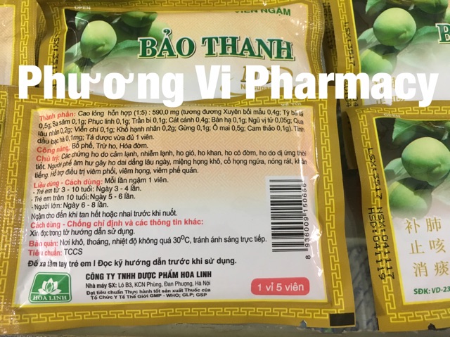 Kẹo ngậm Bảo Thanh | BigBuy360 - bigbuy360.vn