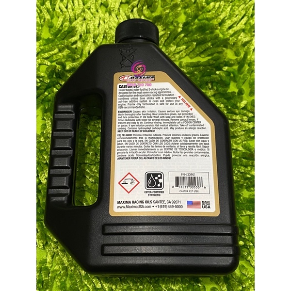 NHỚT 2T MAXIMA RACING OILS CASTOR927 USA