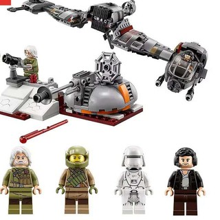 (CÓ SẴN)Lắp ghép Mô hình star war plan 05141 Hàng Rào Phòng Thủ Của Crait