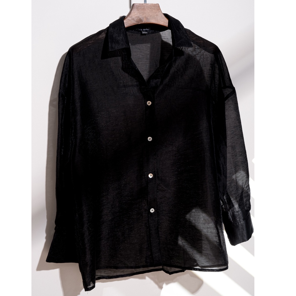 Áo sơ mi lụa xước 2ND DATE TOP036B