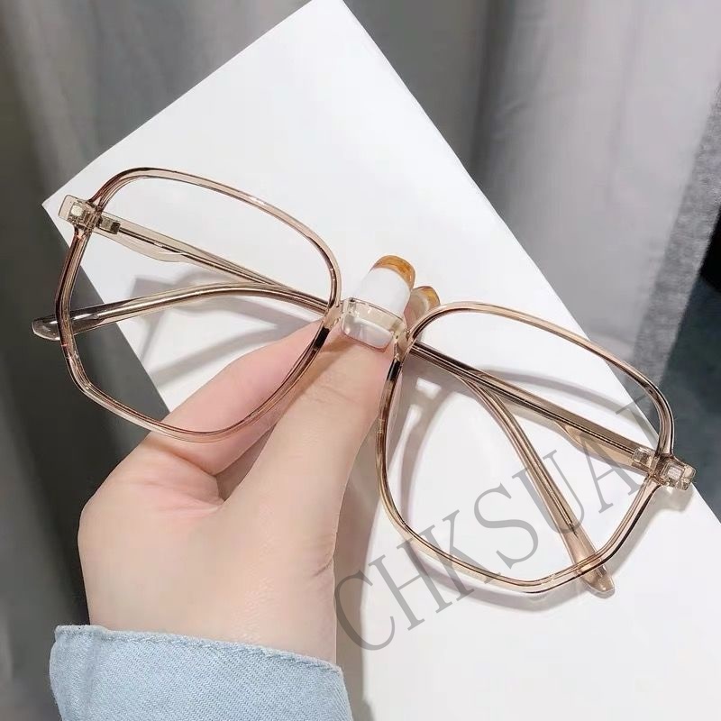 Kính Cận Trong Suốt Chống Bức Xạ Ánh Sáng Xanh Kiểu Hàn Quốc Cho Nữ
