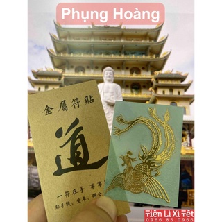 Miếng dán điện thoại con Phụng Hoàng , linh phù Phượng Hoàng may mắn